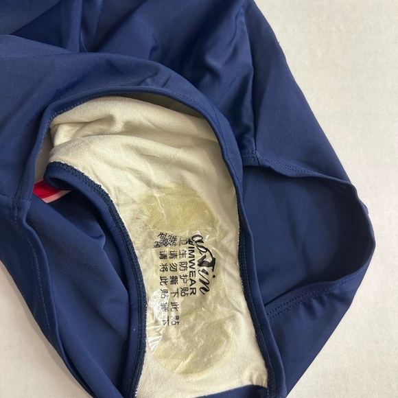 AojinWomen's Navy and Red Swimsuit # A2 - Picture 4 of 9